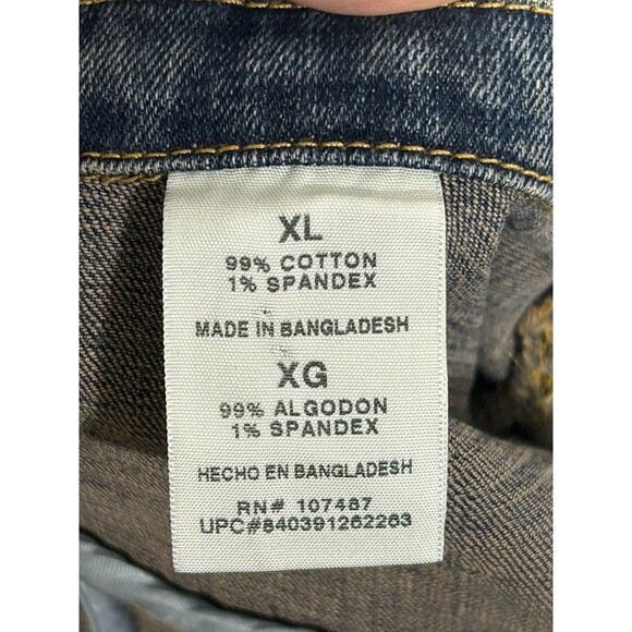 Levis Strauss Jean Jacket XL Womens Denim 3 Button Blazer Chore Coat Barn vtg. - Picture 14 of 15